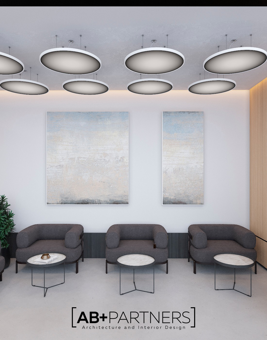 Zona de relaxare direct la oficiu, design interior modern si comod pentru lucru productiv