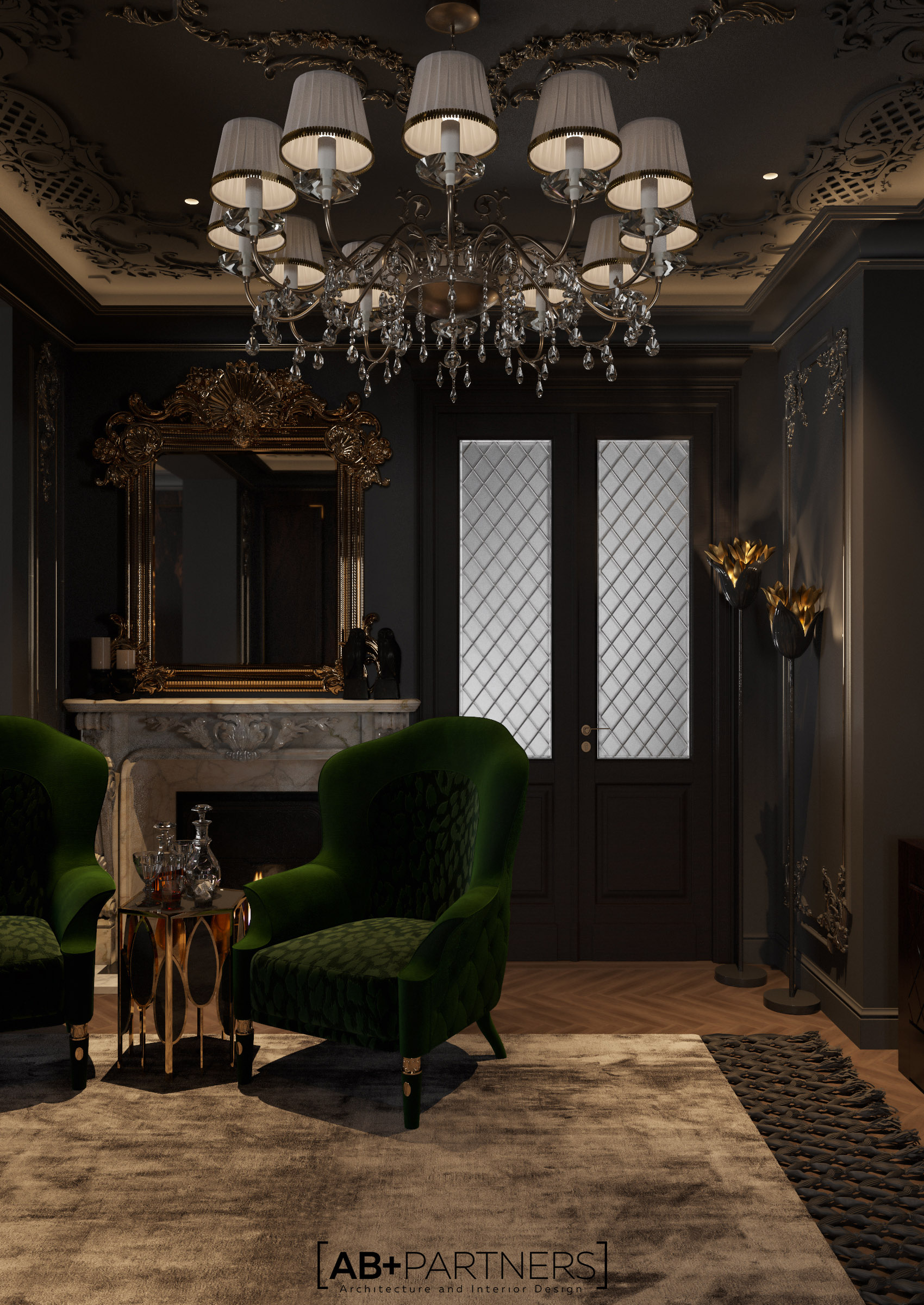 luxury design pentru sufragerie etajul 4, proiect ab+partners