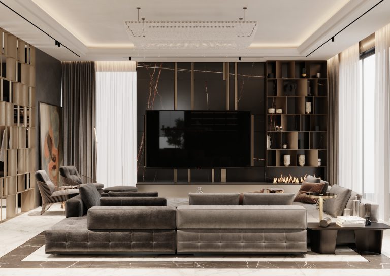 Outstanding interior in the hues of grey | AB + Partners